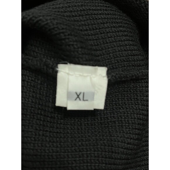 NWT Steve Fabrikant Black Santana Knit Sleeveless Mock Neck Shell Top 1X XL Saks - Picture 8 of 13